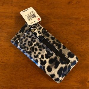 NWT leopard wallet